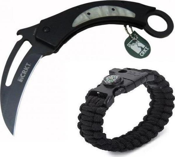 Crkt Blacsrambit Karambit Çakı X-0641BK-23 CM - Image 1