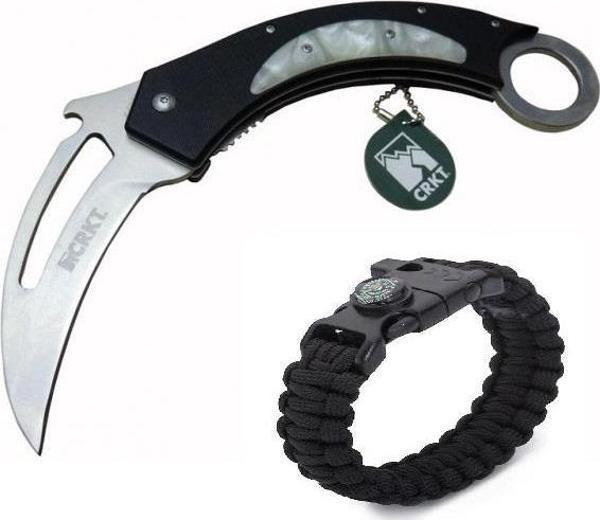 Crkt Blacsrambit Karambit Çakı X-0641WY-23 CM - Image 1