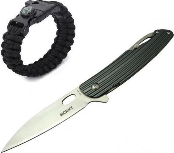 Crkt Çakı Kancalı Haki K241XXP- 23 CM - Image 1