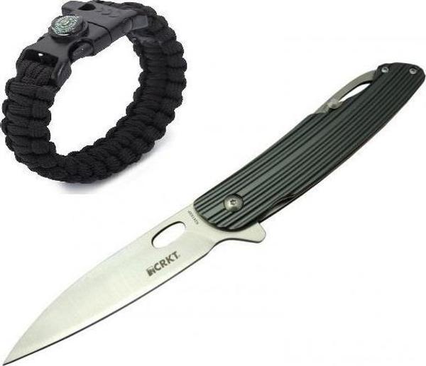 Crkt Çakı Kancalı Haki K241XXP- 23 CM - Image 1