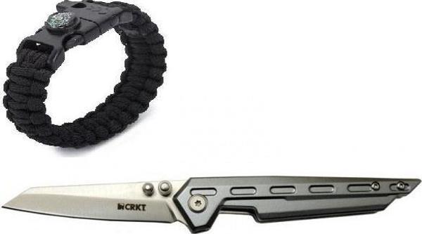 Crkt Wıng Çakı 3301 GRİ 18 CM - Image 1
