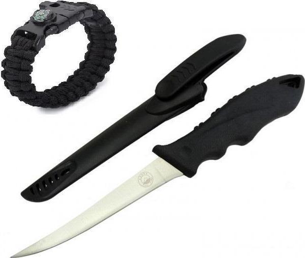 Fleto Bıçağı Plastik Sap F-503- 26.5 CM - Image 1