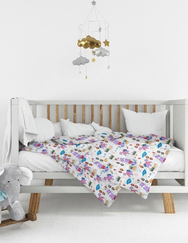 Miabella Home 100x150 Flanel Bebek Yorgan 14706 - Image 1