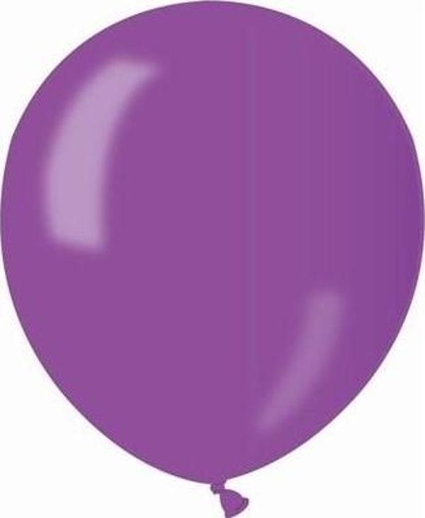 Gemar Metalik Balon 100'lü Paket  Mor - Image 1