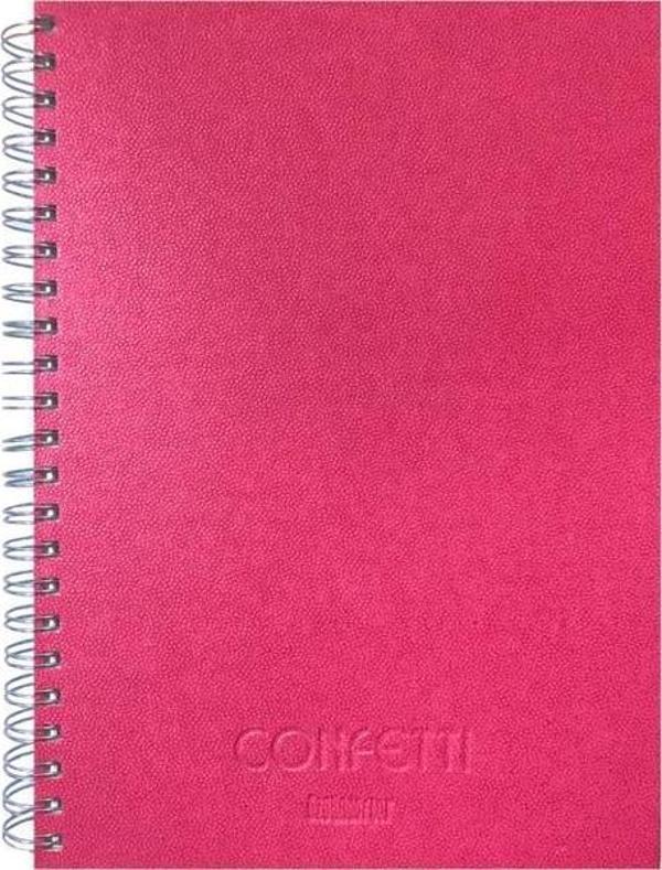 Özgün Confetti A4 Sert Kapak Spiralli Defter 180 Yp. Çizgili - Image 1