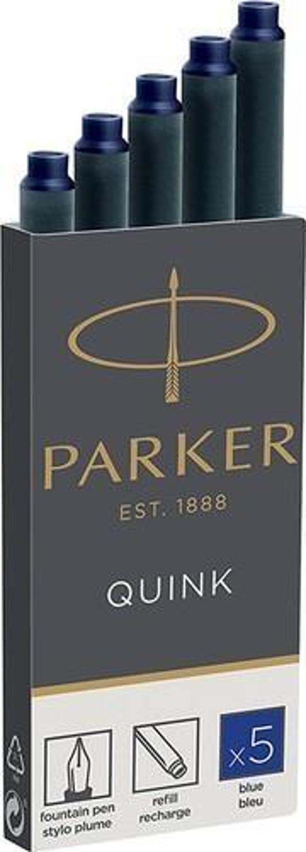 Parker Dolmakalem Kartuşu Quınk Mavi 5 Li 1950384 - Image 1