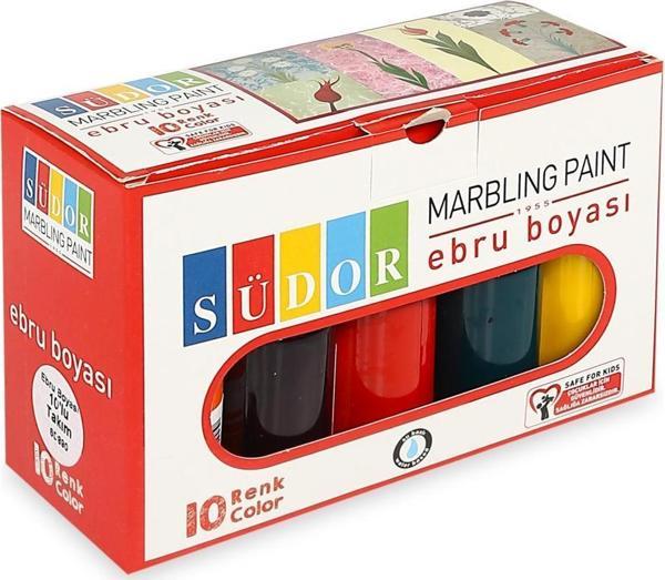 Südor Ebru Boyası Set 10X25 Ml Sd890 - Image 1
