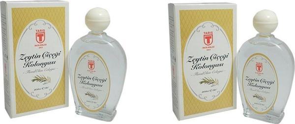 Tariş Zeytin Çiçeği Kolonyası Cam Şişe - 200 ML 2 li Set - Image 1