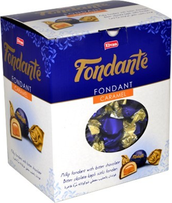 Elvan Fondante Sütlü Karamel Çikolata 2 KG - Image 1