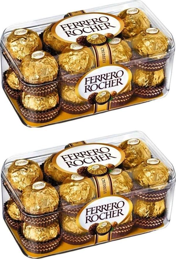 Ferrero Rocher T16 Hediyelik Çikolata 2 x 200 G - Image 1