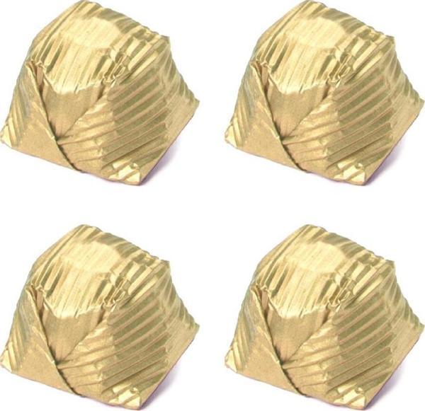 Melodi Yaldız Kristal Fındık Krema Dolgulu Sütlü Çikolata Gold 500 gr - Image 1