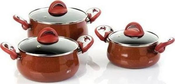 Taç Kiremit Granit Güveç Set 6 Parça - Image 1