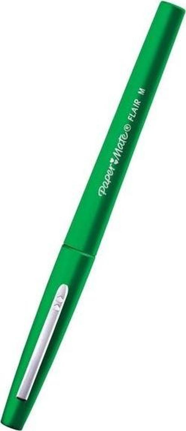 Papermate Pm Flair Fiber Uçlu Kalem Orjinal  M.Yesil - S0191033 - Image 1