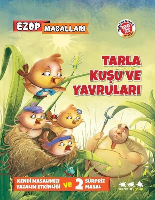 Ezop Masalları-Tarla Kuşu ve Yavruları - Caretta Çocuk - Image 1