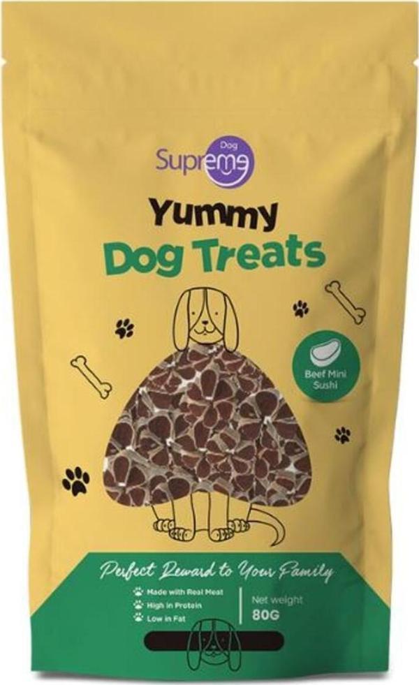 Supreme Sığır Etli Mini Sushı Köpek Ödül Maması 80 Gr - Image 1