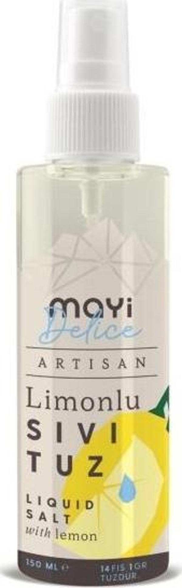 Mayi Tuz Mayi Artisan Limonlu Sıvı Tuz 150 ml - Image 1