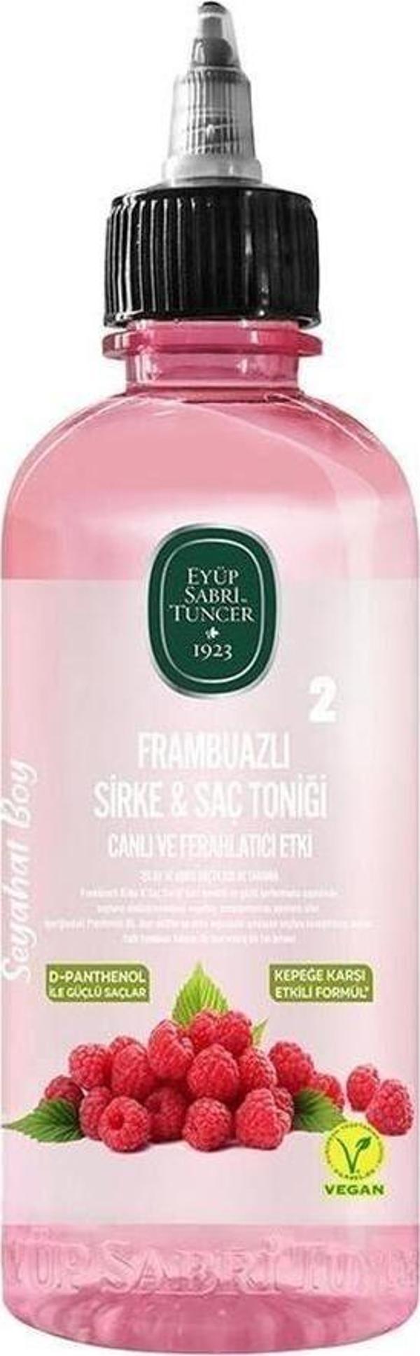 Eyüp Sabri Tuncer Frambuazlı Sirke Saç Toniği 100 Ml Seyahat Boy Pet Şişe - Image 1