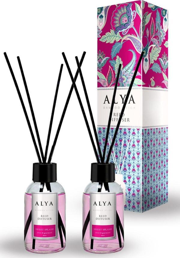 ALYA Bambu Çubuklu Oda Kokusu Sweet Splash 100 ml x 2 Adet - Image 1