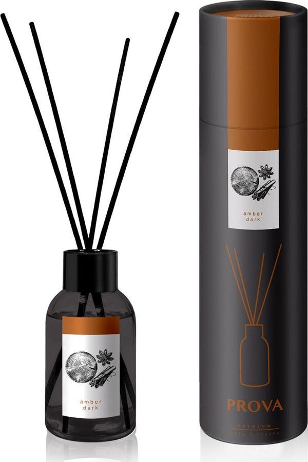 Prova Bambu Çubuklu Oda Kokusu Amber Dark 100 ml - Image 1