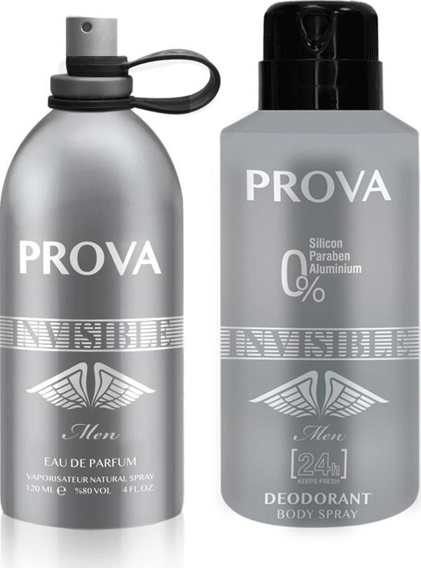 Prova Invisible Edp Erkek Parfüm 120 ml Ve Deodorant 150 ml - Image 1