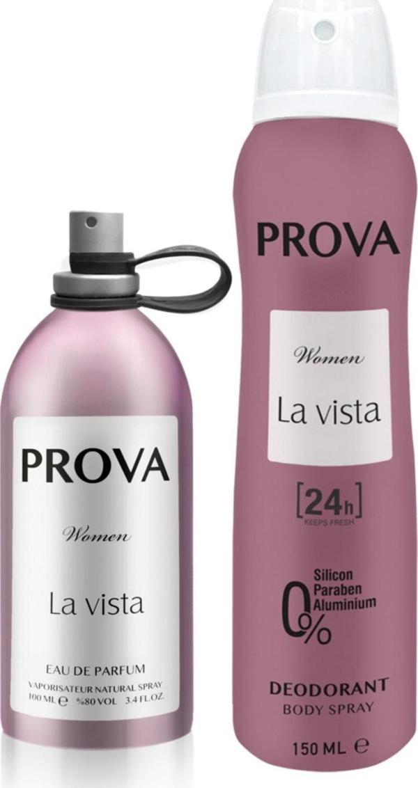 Prova La Vista EDP Kadın Parfüm 120 ml ve Deodorant 150 ml - Image 1