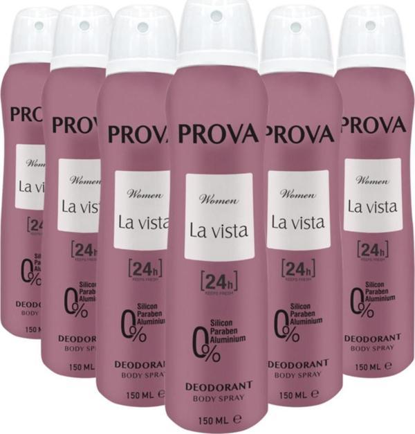 Prova La Vista Kadın Deodorant 150 ml 6 Adet - Image 1