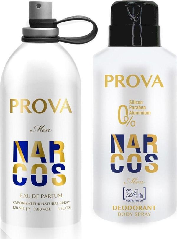 Prova Narcos Edp Erkek Parfüm 120 ml ve Deodorant 150 ml - Image 1