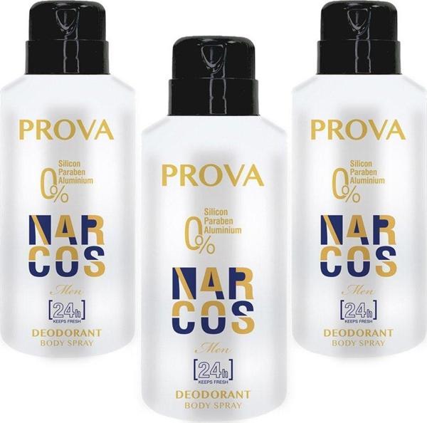 Prova Narcos Erkek Deodorant 150 ml 3 Adet - Image 1