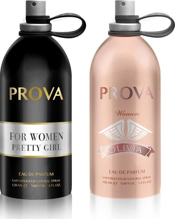 Prova Olivia EDP 100 ml ve Pretty Girl EDP 120 ml Kadın Parfüm Seti - Image 1