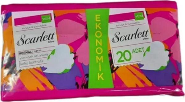 Scarlett Hijyenik Ped Ultra Normal Ekonomik 20 Li 2 Adet - Image 1