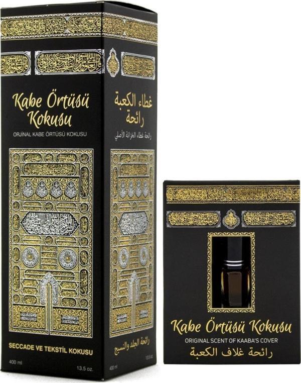 Esved Kabe Örtüsü Kokusu Sprey 400 Ml Ve Kabe Örtüsü Esansı Alkolsüz 3Ml - Image 1