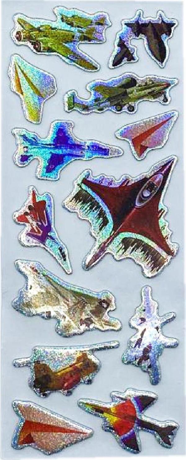 Sticker Kabartmalı Stiker Defter, Planlayıcı Etiket Uçak (cb304) 16x7 cm - Image 1