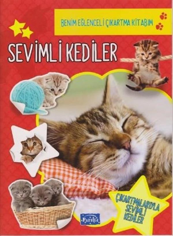 Sevimli Kediler-Benim Eğlenceli Çıkartma Kitabım - Parıltı Yayınları - Image 1