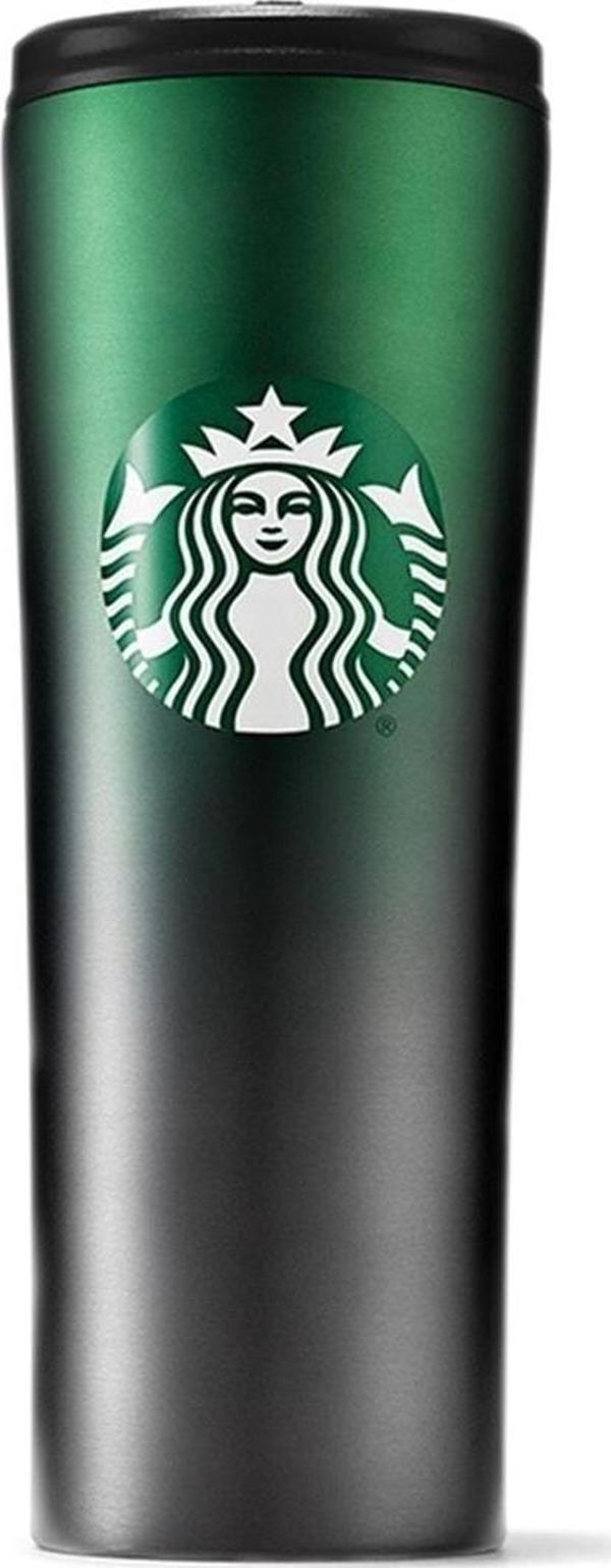 Starbucks Yeşil Siyah Geçişli Çelik Termos 591ml - Image 1