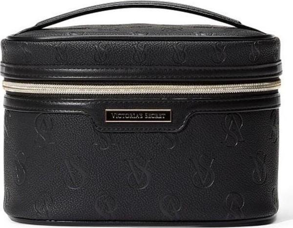 Victoria's Secret Kabartma Monogram Baskılı Mini Express Makyaj Çantası - Image 1