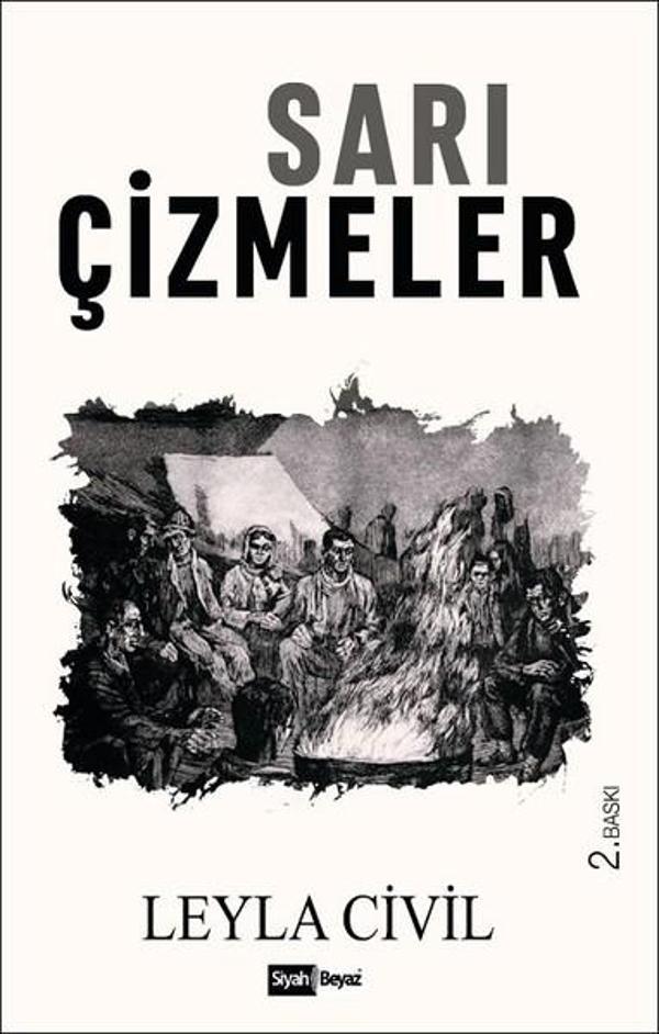 Siyah Beyaz Sarı Çizmeler - Siyah Beyaz - Image 1