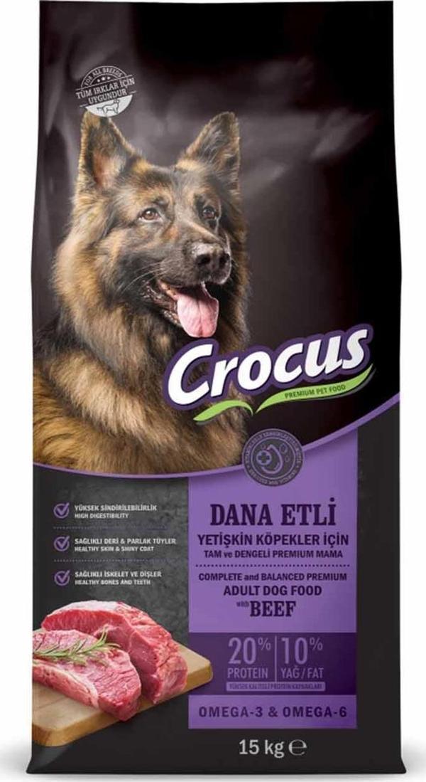 Crocus Biftekli Yetişkin Köpek Maması 15 Kg - Image 1
