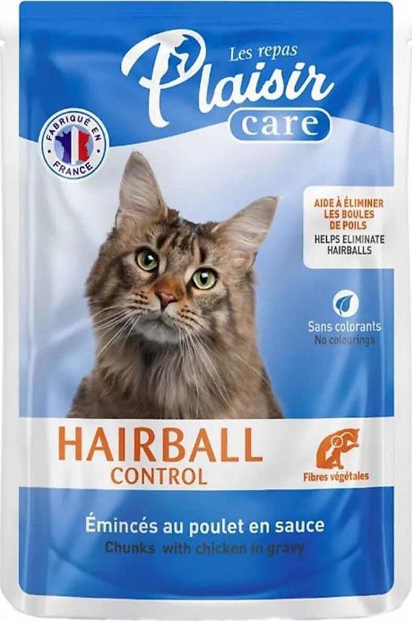 Plaisir Hairball Control Yetişkin Kedi Yaş Maması 85 Gr - Image 1