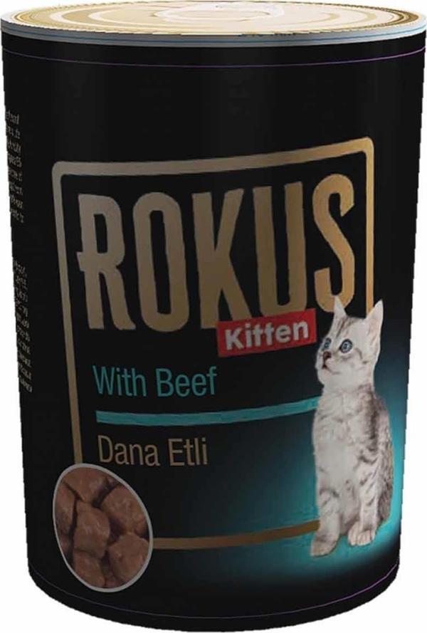 Rokus Dana Etli Yavru Kedi Konserve Maması 410 Gr - Image 1