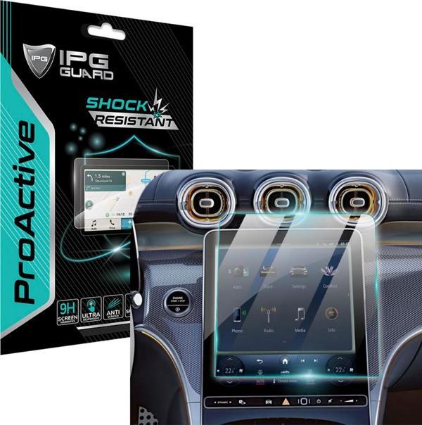 Mercedes 2021-24 C300 C400 W223 W206 11.9” Multimedya için 9H Nano IPG ProActive Ekran Koruyucu - Image 1