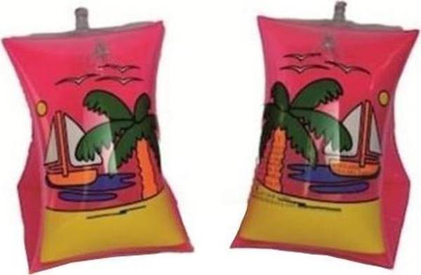Bermuda Gemi Desenli Şişme Kolluk Pembe 30x15 cm - Image 1