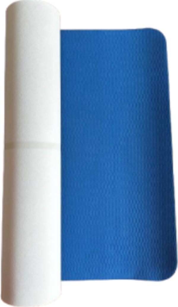MantaRay Studio Series Grey-Navy Blue-6mm Yoga ve Pilates Matı - Image 1