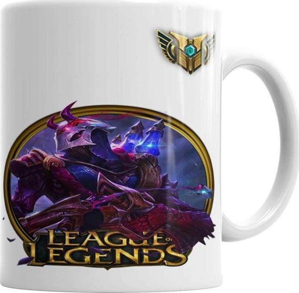 Baskı Dükkanı Jhin Lol League Of Legends Kupa Bardak Porselen - Image 1
