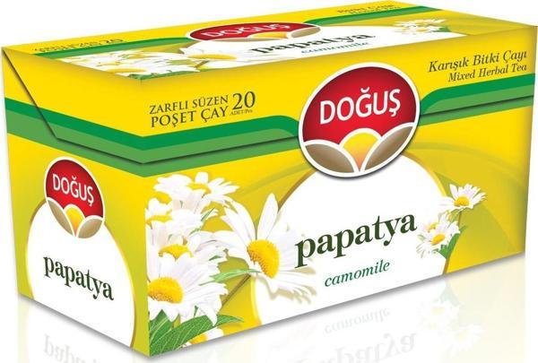 Papatya Bitki Çayı Süzen Poşet 20X1.5 Gram - Image 1