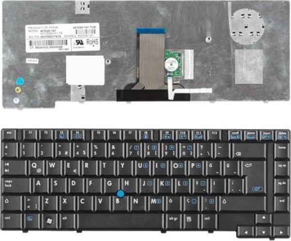 HP Compaq 8510, 8510p, 8510W Notebook Klavyesi (Siyah TR) 452229-141, 451020-141, V070526CK1 - Image 1