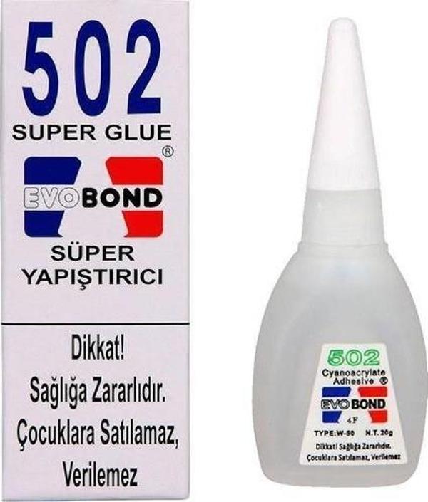Evobond 502 Yapıştırıcı 20 g 5 Adet - Image 1