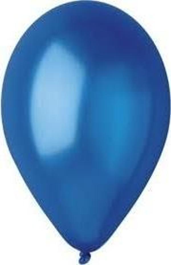 Gemar Metalik Balon 100'lü Paket Mavi  - Image 1