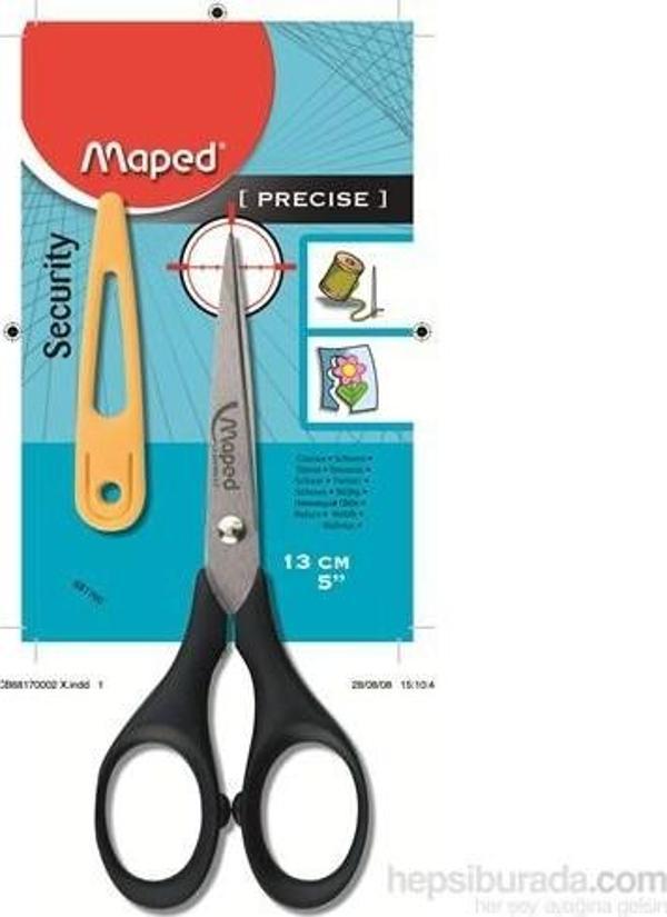 Maped 681700 13 cm Precise Makas + Uç Koruyucusu - Image 1
