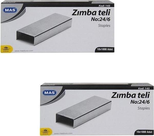 Mas 145 Zımba Teli No: 24/6 Beyaz 20'Li Paket (145) - Image 1
