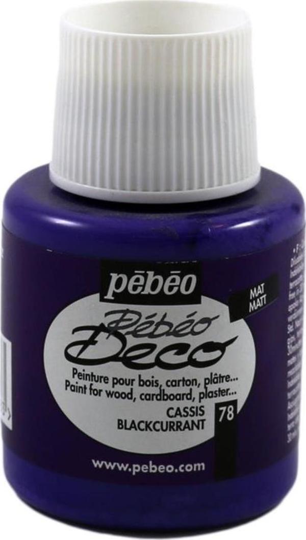 Pebeo Deco Likit Akrilik Boya 110ML Şişe Mor - Image 1